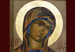Head of Mary Icon